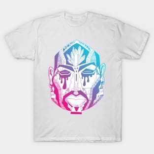 Dual Color African Mask No 9 T-Shirt